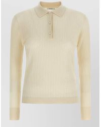 Max Mara - Cashmere Silk Polo Top - Lyst