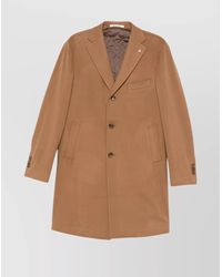 Tagliatore - Virgin Wool Cashmere Single-Breasted Coat - Lyst