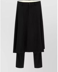 Comme des Garçons - Wool Straight-Leg Hybrid Trousers - Lyst