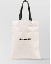 Jil Sander - Market Tote Medium Canvas Tote Bag - Lyst
