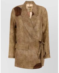 Uma Wang - Twill Khloe Blazer Wrap Design - Lyst