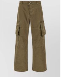 Golden Goose - Cargo Pants With Wide Leg And Pockets - Lyst