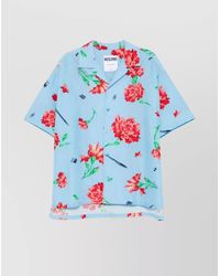 Moschino - Short-Sleeve Button-Up Shirt - Lyst