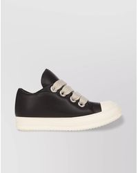 Rick Owens Jumbo Lace Low Sneakers in Black for Men | Lyst Rick Owens Jumbo Lace Low Sneakers in Black for Men | Lyst