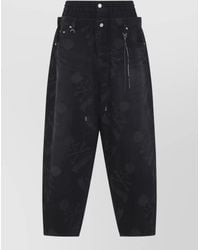 MASTERMIND WORLD - Aloha Wide Leg Denim Trousers - Lyst
