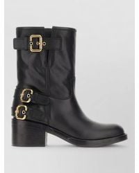 Chloé - Leather Dakota Ankle Boots Mid Calf - Lyst