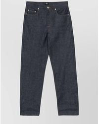 A.P.C. - Denim Low-Rise Wide-Leg Jeans - Lyst