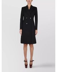 Bottega Veneta - Double-Breasted Knee-Length Wool Coat - Lyst