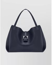 Ferragamo - Large Leather Softened Tote Bags - Lyst