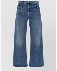 Mother - High Rise Wide Leg Denim Jeans - Lyst