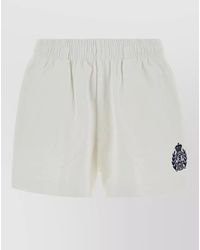 Sporty & Rich - Cotton Lounge Shorts Elastic Waist Pocket - Lyst