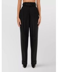 Max Mara - Virgin Wool Tailored Trousers - Lyst