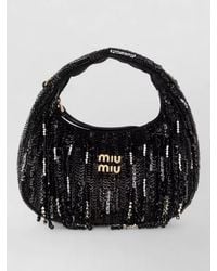 Miu Miu - Mini Satin Embellished Shoulder Bag - Lyst