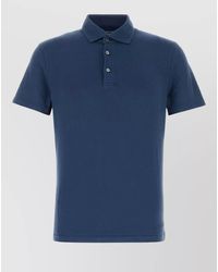 Fedeli - Stretch Cotton Polo Shirt Short Sleeves - Lyst