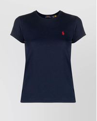 Polo Ralph Lauren - Pony Logo Crew Neck Cotton T-Shirt - Lyst
