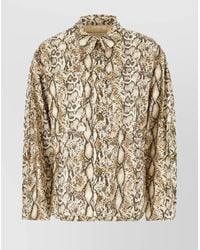 Isabel Marant - Printed Linen Blend Fitted Jacket - Lyst