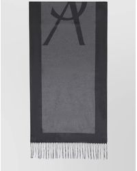 Saint Laurent - Silk Jacquard Scarf - Lyst