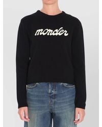 Moncler - Wool And Cashmere Logo Sweater - Lyst