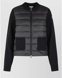 Moncler - Tricot Virgin Wool Quilted Cardigan Jacket - Lyst