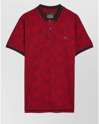 Vivienne Westwood - Short Sleeve Polo Collar Knit Top - Lyst