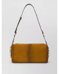 Pinko - Love Bag Classic Suede Clutch Bag - Lyst