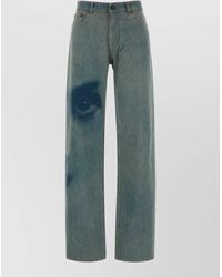 Jean Paul Gaultier - Printed Straight-Leg Denim Jeans - Lyst