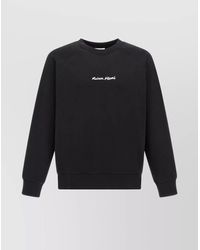 Maison Kitsuné - Cotton Logo Embroidery Sweatshirt - Lyst