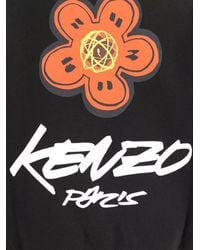 KENZO - Cotton Oversized Logo-Print Sweatshirt - Lyst
