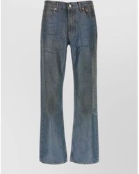 Our Legacy - Denim Straight Leg Jeans Faded Wash - Lyst