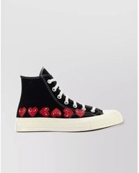 COMME DES GARÇONS PLAY - Canvas High-Top Sneakers - Lyst
