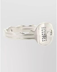 MM6 by Maison Margiela - Brass Bangle Bracelet - Lyst