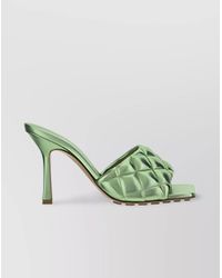 Bottega Veneta - Leather Quilted Sandals - Lyst