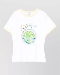 CASABLANCA - Beyond Destiny Graphic Crew Neck T-Shirt - Lyst