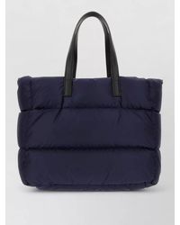 Moncler - Tote Bag Padded Design Quilted Texture Handles - Lyst