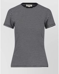 Nili Lotan - Striped Short Sleeve T-Shirt - Lyst