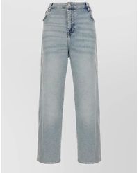 7 For All Mankind - Denim Pants Belt Loops Faded Wash - Lyst