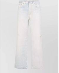 Our Legacy - Distressed Five Pocket Belt Loop Trousers - Lyst