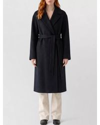 The Row - Cashmere Blend Belted Midi Coat - Lyst