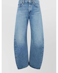 Agolde - Denim Spiral Relaxed-Fit Mid-Rise Tapered Jeans - Lyst