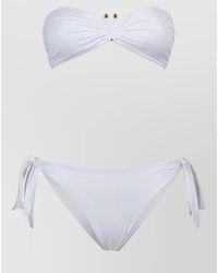 Fisico - Bandeau Bikini Detail Tie Sides - Lyst
