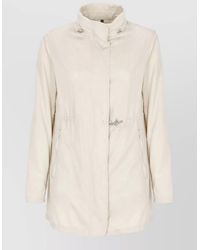 Fay - High Neck Waterproof Jacket Long Sleeves - Lyst