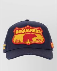 DSquared² - Baseball Hat Curved Brim Patch Detail - Lyst