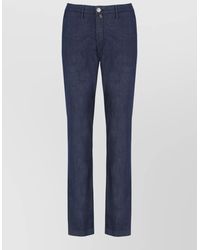 Jacob Cohen - Straight Leg Cotton Denim Five Pocket Jeans - Lyst