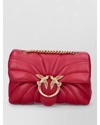 Pinko - Quilted Shoulder Bag Chain Strap - Lyst