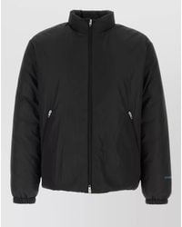 Jil Sander - Polyester Down Jacket Elastic Cuffs High Collar - Lyst