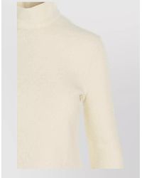 Jil Sander - Wool Turtleneck Long-Sleeve Sweater - Lyst