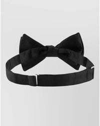 Giorgio Armani - Pre Tied Bow Tie Ribbed Texture Strap - Lyst