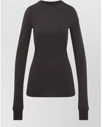 Moncler - Rick Owens Girder Jersey Long Sleeve T-Shirt - Lyst