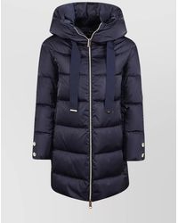 Herno - A-Shape Hooded Coat - Lyst