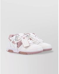Off-White c/o Virgil Abloh - Leather Out Of Office Low-Top Sneakers - Lyst